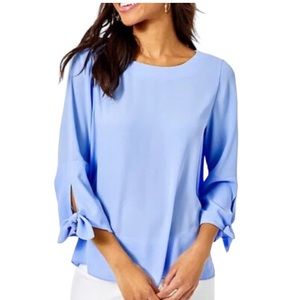 Lilly Pulitzer Langston Top 3/4 sleeve Periwinkle Purple